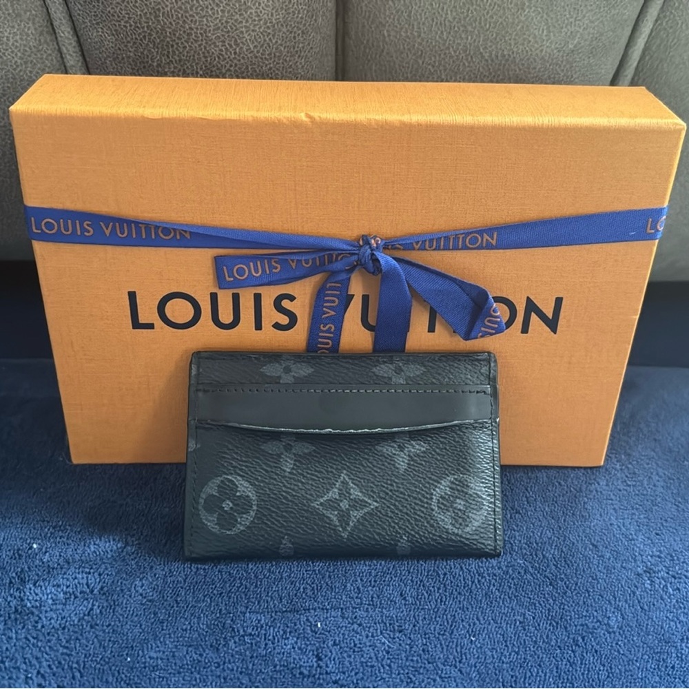 Louis Vuitton Monogram Eclipse Porte-Cartes Double Card Holder